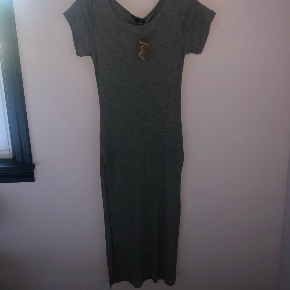 Long Grey Dress